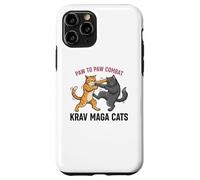 Krav Maga Funny Kitten Self Defense Cat Martial Arts Case for iPhone 11 Pro