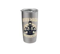 Krav MAGA Instructor Martial Arts Self Defense Stainless Steel Insulated Tumbler