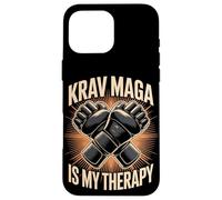 Krav Maga Is My Therapy Self Defense Training Case for iPhone 16 Pro Max
