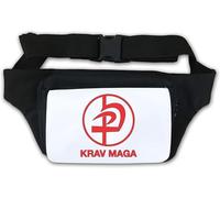Krav MAGA Martial Art Graphic Waist Bag Fanny Pack White