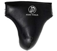 Krav Maga Mens Vinyl Deluxe Padded Groin Guard (Large)