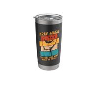 Krav MAGA So That One May Walk Retro Combat Krav MAGA Stainless Steel Insulated Tumbler