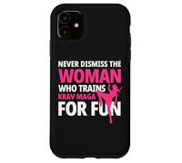 Krav Maga Woman Self Defense MMA from Israel Case for iPhone 11