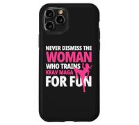 Krav Maga Woman Self Defense MMA from Israel Case for iPhone 11 Pro