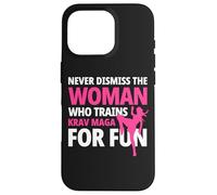 Krav Maga Woman Self Defense MMA from Israel Case for iPhone 16 Pro