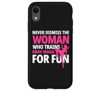 Krav Maga Woman Self Defense MMA from Israel Case for iPhone XR