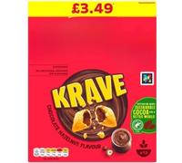 Krave Chocolate Hazelnut Flavour Breakfast Cereal Box 410g (Pack Of 12) Delicious Tasty Breakfast