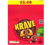 Krave Chocolate Hazelnut Flavour Breakfast Cereal Box 410g (Pack Of 2) Delicious Tasty Breakfast