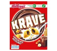Krave Hazelnut Chocolate Cereal Shells 375 g, Pack of 6