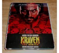 Kraven The Hunter 4K UHD + Blu-Ray New Steelbook A-B-C