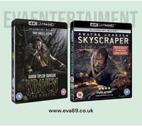 Kraven the Hunter & Skyscraper 4K UHD BLU-RAY P&P Free