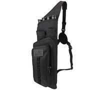 Krayney Multi-function 4-Tubes Back Arrow Quiver Shoulder Hanged Target Shooting Archery Quiver for Arrows Takedown Bow (Black)
