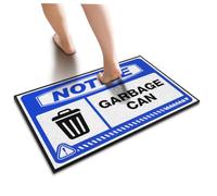 KRAZMURONGD Fall Kitchen Mats For Floor Notice Garbage Can Doormat Outside Rugs For Front Door Man Cave Furniture(50X80CM)