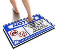 KRAZMURONGD Farm Kitchen Rug Notice No Cameras No Cell Phones Thank You For Respecting Our Client's Doormat Kitchen Stuff Thankful Door Mat(65X90CM)