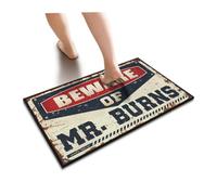 KRAZMURONGD House Mats Outdoor Funny Beware Of Mr. Burns Doormat | Front Door Welcome Mat Large Welcome Mats Outdoor Indoor Door Mats For Front Door Fall Mats For Fron(40X60CM)