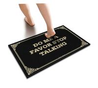 KRAZMURONGD Welcome Mats Outdoor Funny Do Me A Favor Stop Talking Floor Mat | Plain Welcome Mat Door Mat Outdoor Entrance Funny Outdoor Rug Waterproof Gifts For Home Decor(50X80CM)