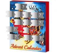 Krazuobi Advent Calendar 2025, 24 Figure Toy Party Favors Anime Character
