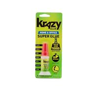 Krazy Glue Home & Office Brush On Super Glue, Brush Applicator, 5 Grams