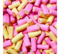 Krazy Kandi 1kg Bulk Sweets - Pick Your Favourite Mix! Fizzy, Jelly, Sour & Gummy Options - Retro Pick & Mix Candy Bags, Party Treats, Sweet Gift Idea (Rhubarb & Custard Pencils)
