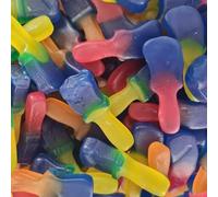 Krazy Kandi 1kg Bulk Sweets - Pick Your Favourite Mix! Fizzy, Jelly, Sour & Gummy Options - Retro Pick & Mix Candy Bags, Party Treats, Sweet Gift Idea (Tongue Painter)