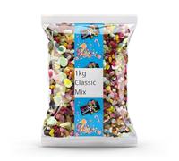 Krazy Kandi 1kg Classic Sweet Mix, Fizzy and Non-Fizzy Jelly Sweets, Bulk Sharing Bag | Retro Pick and Mix Selection for Parties and Gifting