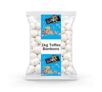 Krazy Kandi 1kg Toffee Bonbons, Individually Wrapped Chewy Toffees for Sharing Bowls and Events