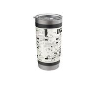 Krazy Kat & Ignatz Comic Strip Stainless Steel Insulated Tumbler