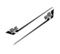 KRCOYABY 2Pieces Door Side Upper Stripe Stickers, For Chevrolet Camaro 2010-2022 SS LT RS LS ZL1 Accessories