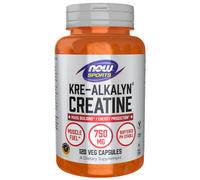 NOW Foods - Creatine Supplement - Kre-Alkalyn 750 mg - 120 Veg Capsules