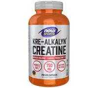 Now Foods Creatine Supplement Kre-Alkalyn 1500 mg 240 Veg Capsules