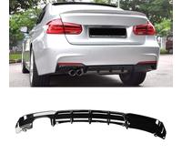 KREACJA Rear Diffuser Fits for BMW 3 Series F30 F31 2012-2019 M Sport Bumper 320i 328i Gloss Black ABS Rear Bumper Lip Spoiler Lower Bumper Rear Lip