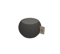 KREAFUNK aGO Mini Bluetooth Speaker, Speaker, TWS Pairing for Stereo Sound, Voice Assistant, Waterproof, Black