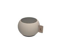 KREAFUNK aGO Mini Bluetooth Speaker, Speaker, TWS Pairing for Stereo Sound, Voice Assistant, Waterproof, Ivory Sand