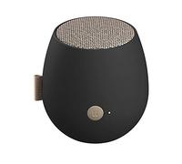 KREAFUNK aJAZZ Bluetooth Design Speaker with Voice Assistant Control and Qi Wireless Charging Technology, Black