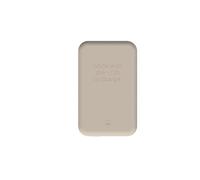 Kreafunk - toCHARGE QI powerbank - Ivory Sand (KFKE89)