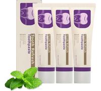 Kreain Nature Tooth Refresh Toothpaste, 100g - Enamel Strengthening & Fresh Breath Oral Care, for Sensitive Teeth, Removes Stains and Promotes Healthy Teeth, Gentle Non-irritating, Family Mint (3PCS)