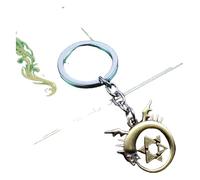 KREATIONS Fullmetal Alchemist Edward Elric Keyring Metal Arm, 2-black, S