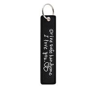 KREATIONS Inspirational Quote Keyring Motorcycle Car Chaveiro, 27-amy green, S