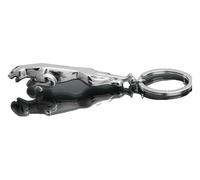 KREATIONS Jaguar Car Logo Keyring Men's 3D Metal Sport, Leopard-big, S