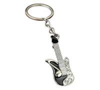 KREATIONS Violin & Piano Music Guitar Keyring, black, S