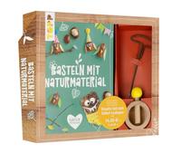 Kreativ-Set Basteln mit Naturmaterial: Buch mit Grundlagen und Bastelideen sowie Kastanienhalter und Kastanienbohrer (Buch plus Material)