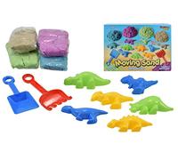Kreative Kids 600g Moving Sand Art Set with Dinosaur Moulds and Accessories | Sand Art Kit