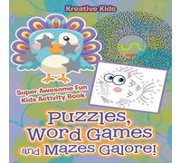Kreative Kids Puzzles, Word Games & Mazes Galore Super Awesome Fun Kids Kreative Kids Multicolor