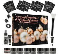 KreativeKraft Beauty Advent Calendar 2025 Makeup Set Pampering Skincare Christmas Countdown Calendar for Girlfriend Wife Mum Sister Gifts for Her (Black/Gold)