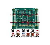 kreativekraft Christmas Crackers Pack of 6 Mini Games or Wind Up Toys | Size: 6 Pack kreativekraft Multicolor 6 Pack