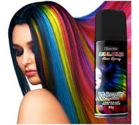 KreativeKraft Temporary Colour Hair Spray, Wash Out Hair Colour for Adults and Teens (Black)