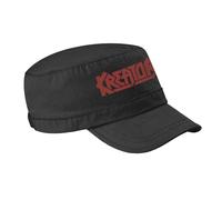 Kreator Unisex Adult Logo Army Cap / One Size Black/Red PH3045