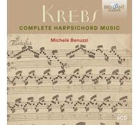 KREBS:COMPLETE HARPSICHORD MUSIC-BENUZZI,MICHELE 6 CD NEW KREBS,JOHANN LUDWIG