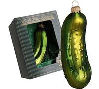 Krebs Glas Lauscha - Glass Christmas Tree Decoration - Christmas Cucumber Pendant - Approx. 11 cm