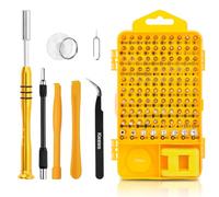 KREBS Screwdriver Sets 108 in 1 Electronics Precision Screwdriver with 98 Bits Magnetic Repair Tool Kit for iPhone, MacBook, Computer, Laptop, PC, Tablet, PS4, Xbox, Nintendo, Game Console